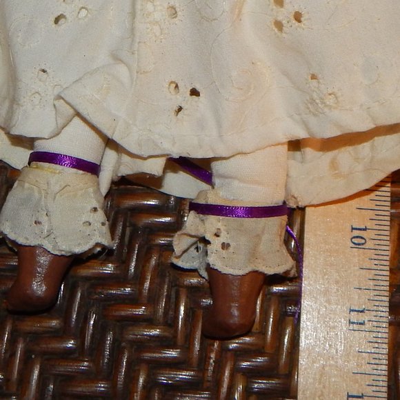 Artisian "Patsy" Pansy Flower Angel OAK Handmade with Love in 1996 - Picture 15 of 16